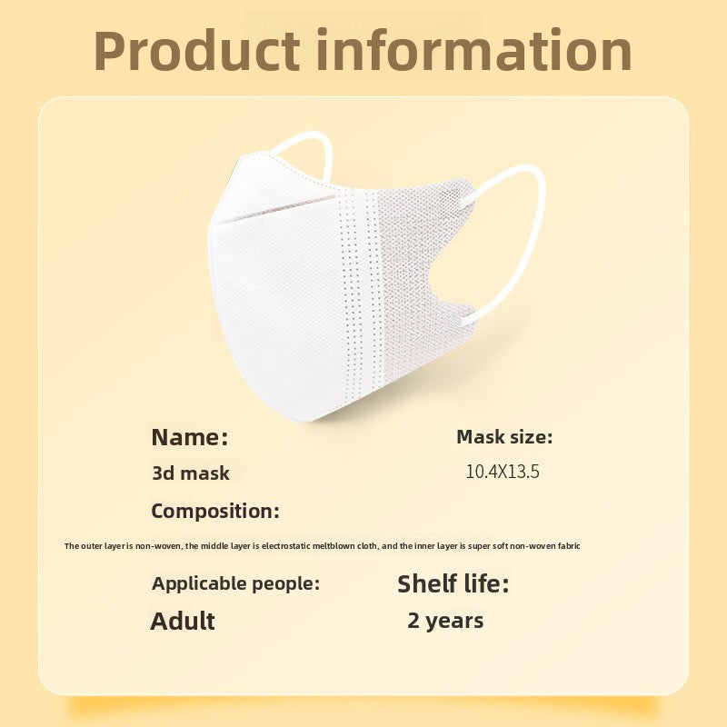 Morandi Disposable 3D Protective Face Mask