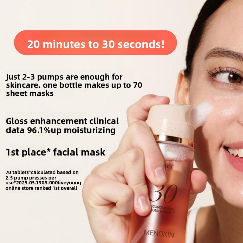 Hydrating Bubble Foam Face Mask for Skin Brightening