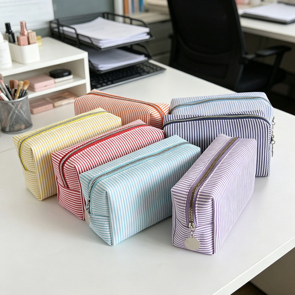 Striped Travel Storage Bag