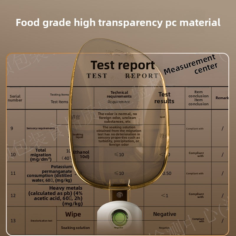 Rechargeable Food Measuring Spoon with Digital Scale